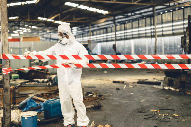 Professional Trauma Scene Cleanup technician working in Oak Park, MN